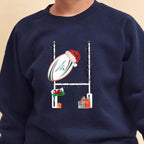 Personalised Welsh Rugby Christmas Jumper For Kids