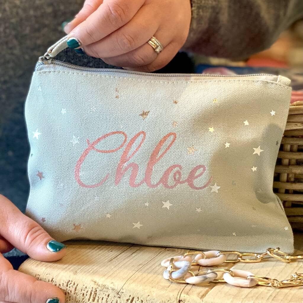 Personalised Star Make Up Bag