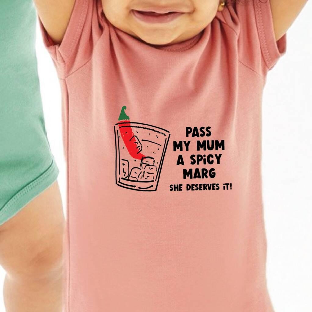 Pass My Mum A Spicy Marg New Baby Babyvest