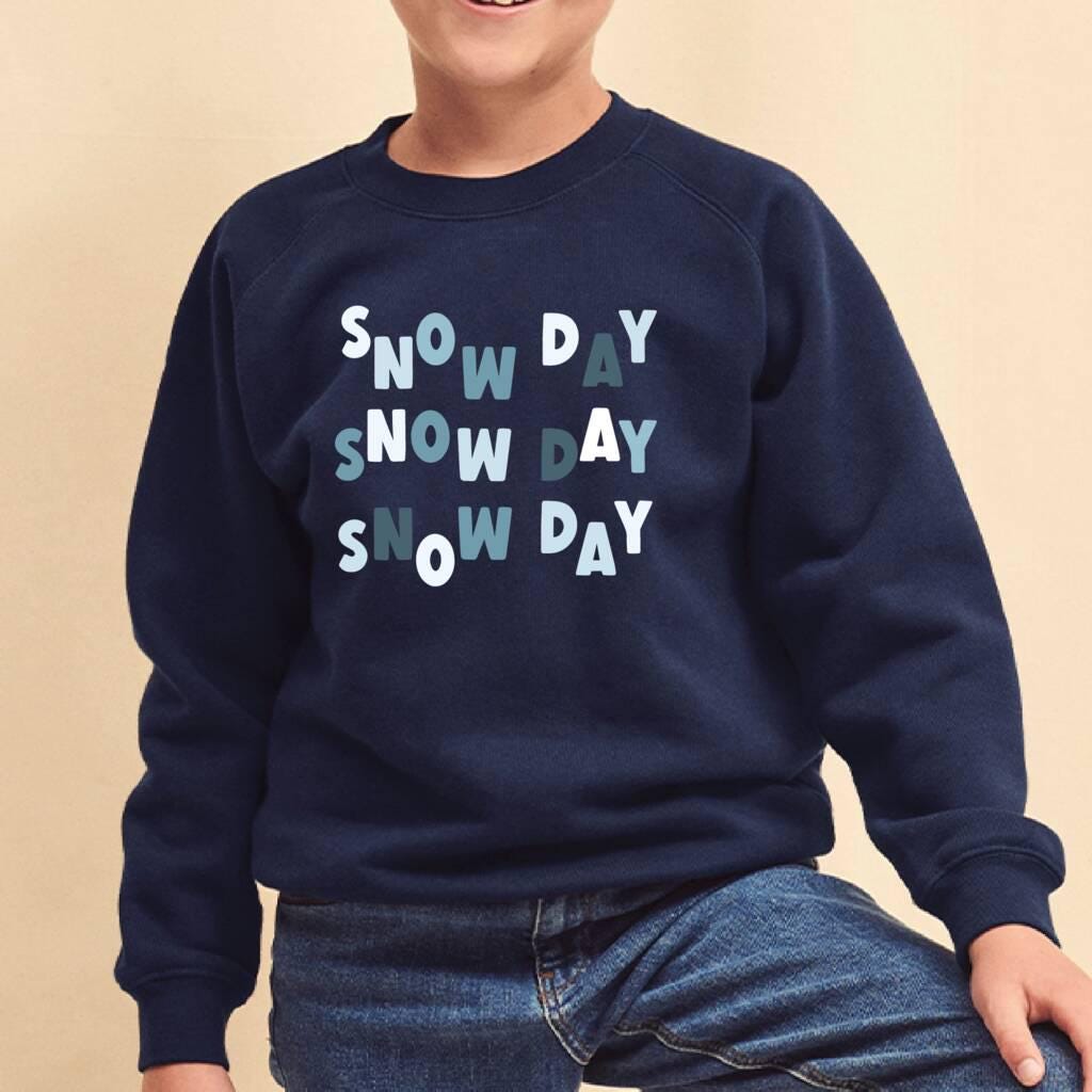 Personalised Snow Day Kids Jumper