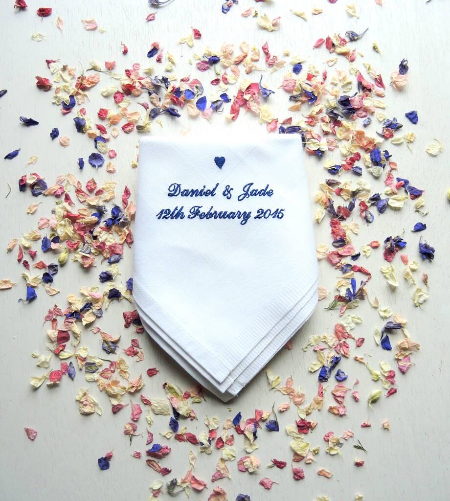Personalised Wedding Napkins