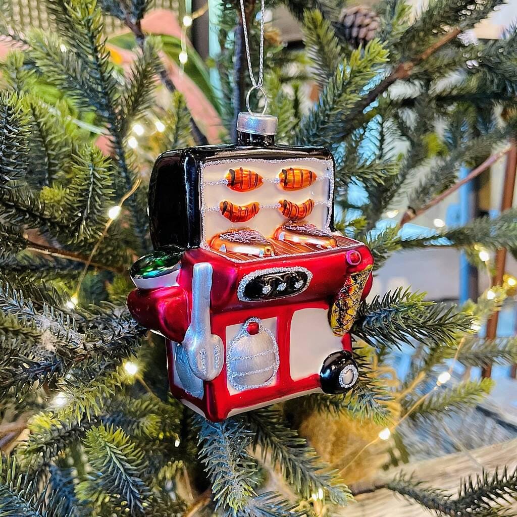 Personalised Barbecue Christmas Decoration