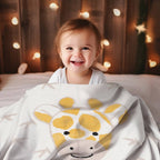 Personalised Giraffe Baby Blanket