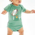 Personalised First Father's Day Rugby Baby Vest