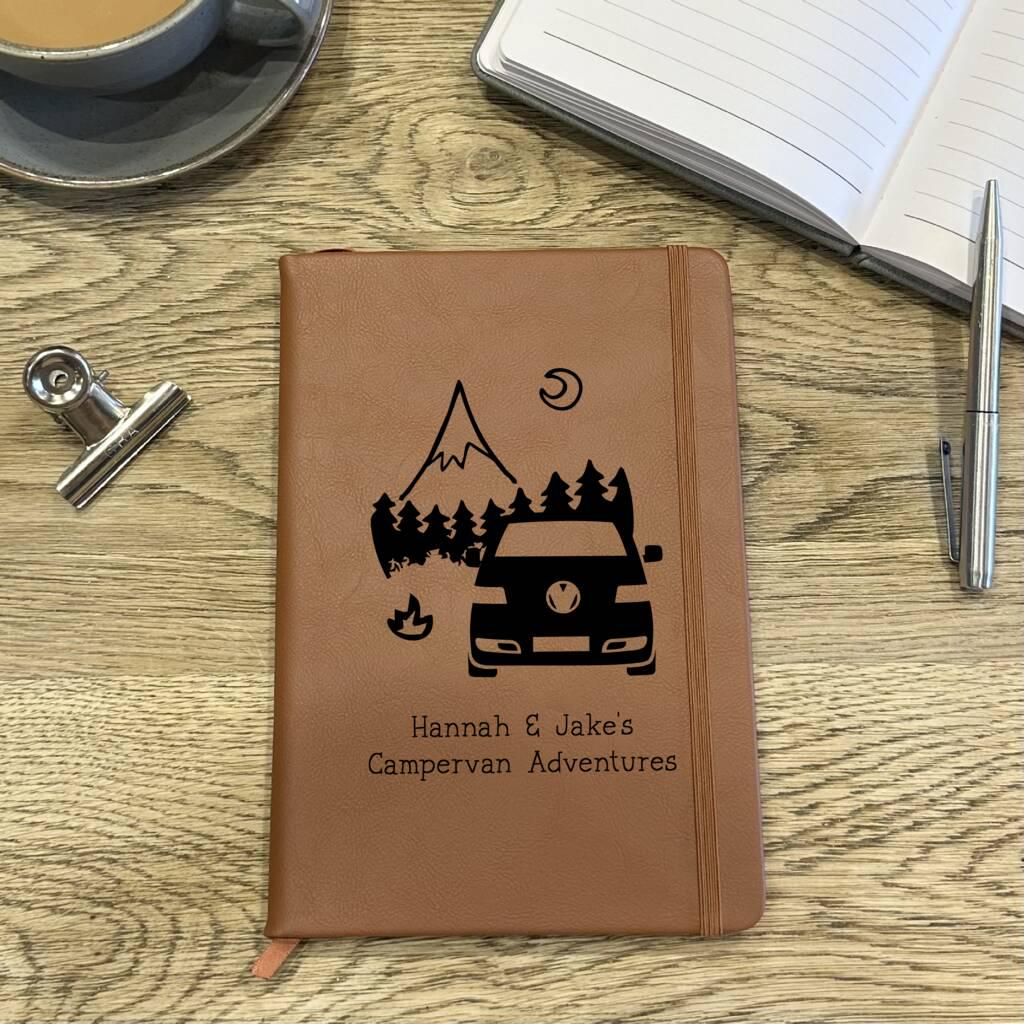 Personalised Campervan Travel Journal Notebook