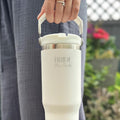 Personalised Bride Large Travel Tumbler With Handle