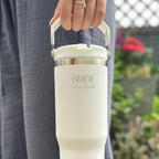 Personalised Bride Large Travel Tumbler With Handle