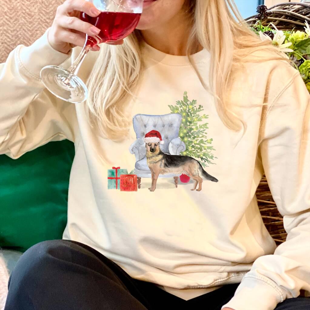 Personalised Dog Lover Christmas Jumper
