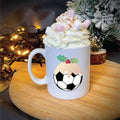 Christmas Pudding Football Christmas Mug