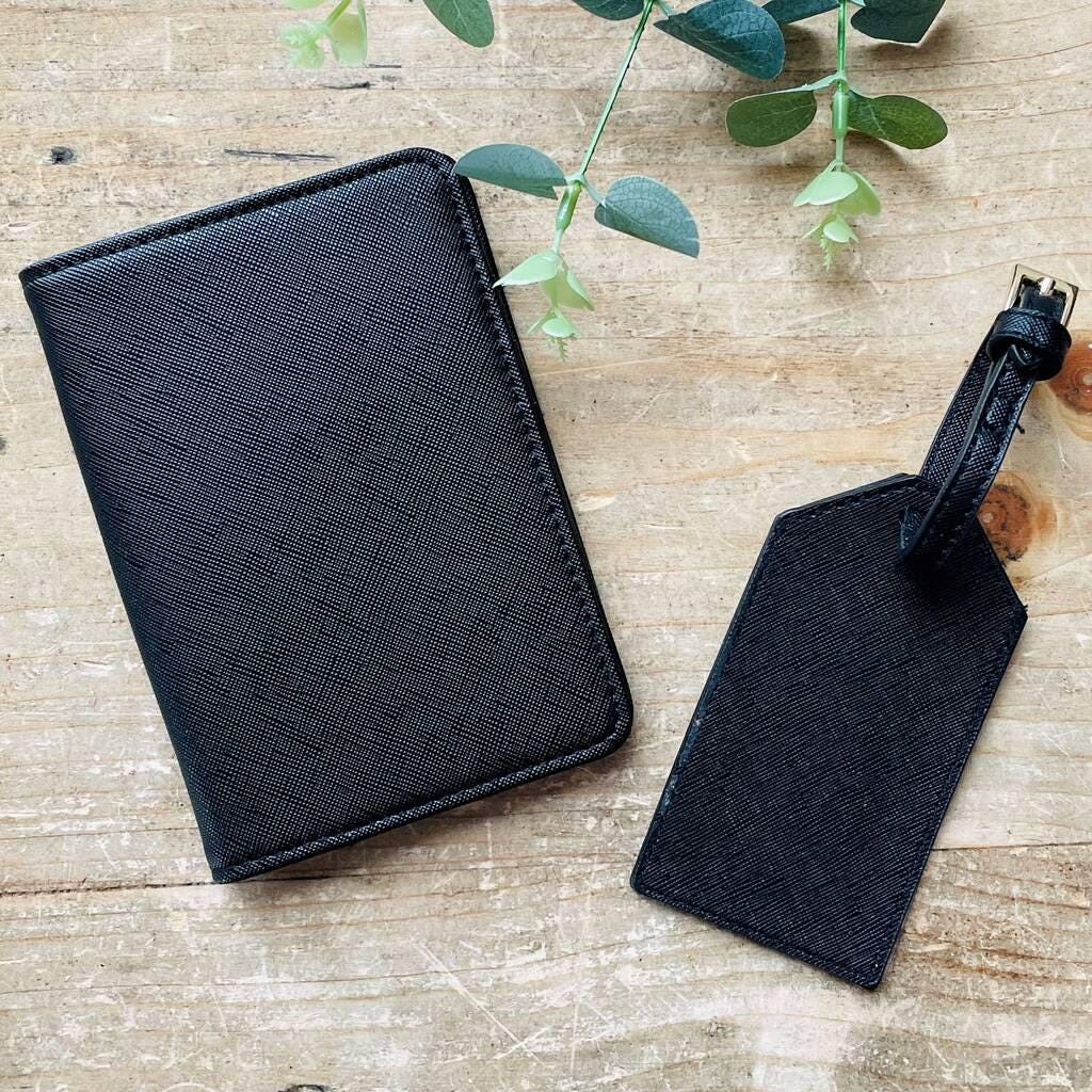 Personalised Aeroplane Swirl Passport Cover