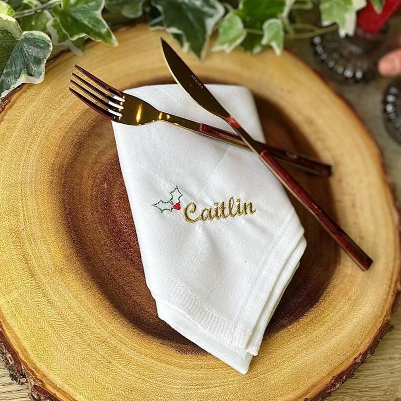 Personalised Christmas Napkin