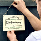 Personalised Shedquarters Sign