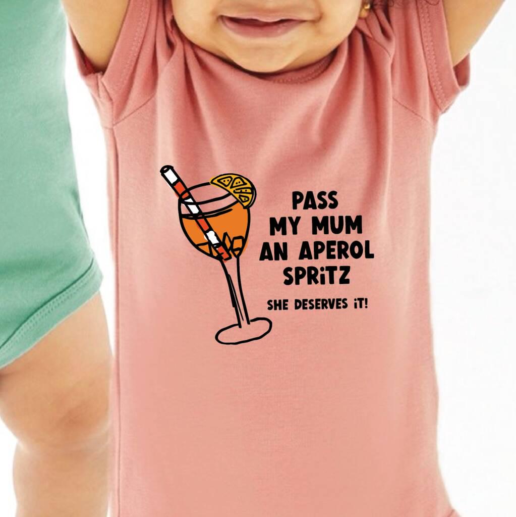 Pass My Mum An Aperol Spritz New Baby Babyvest
