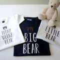 Personalised Father, Son And Baby Bear T Shirts