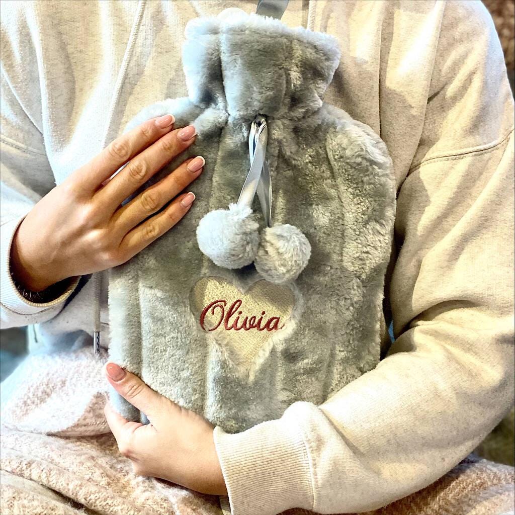 Personalised Heart Hot Water Bottle