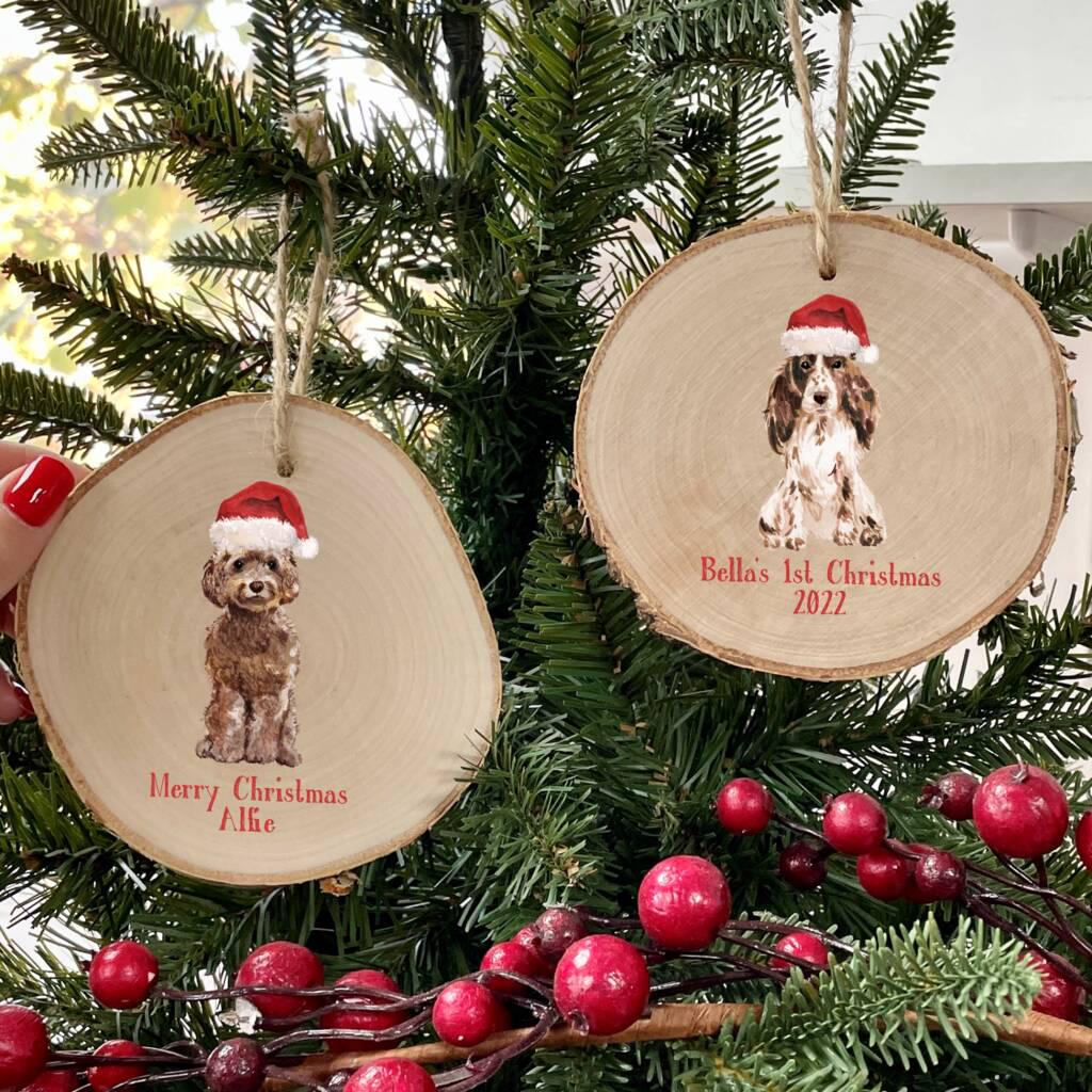 Personalised Dog Breed Christmas Decoration