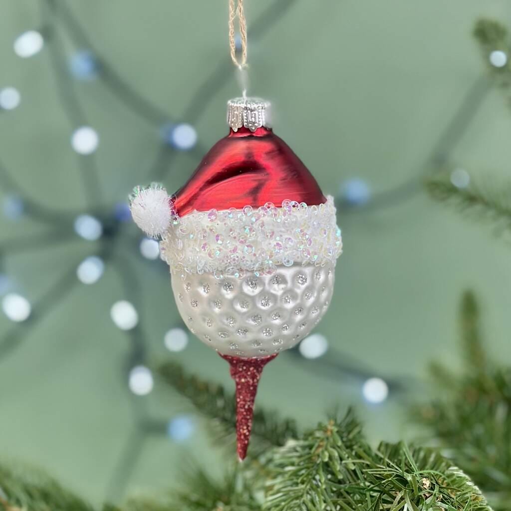 Personalised Golf Ball Bauble