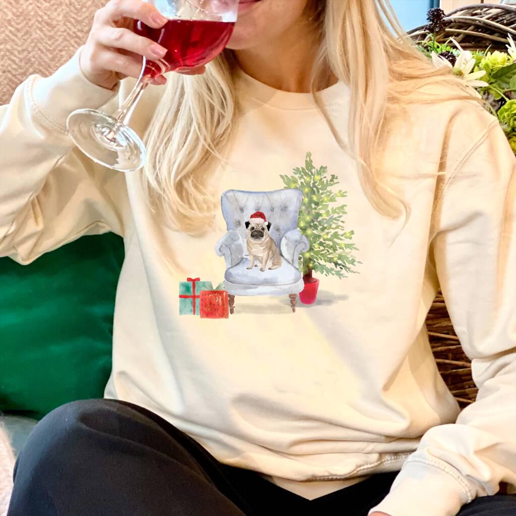 Personalised Dog Lover Christmas Jumper