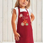 Personalised Flower Power Kids Apron