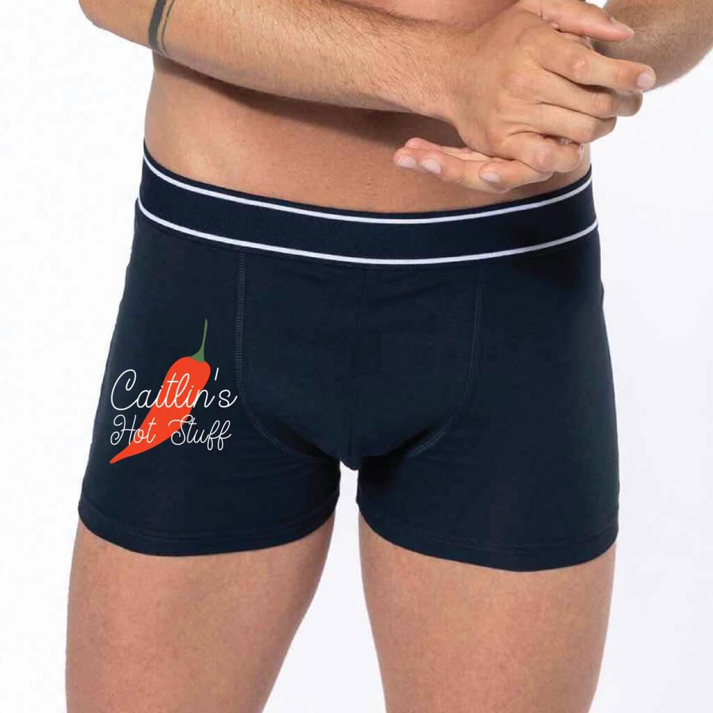 Personalised Hot Stuff Valentine's Underwear