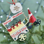 Personalised Mulled Wine Santa Bauble
