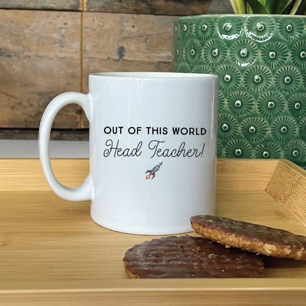 Personalised Out Of The World Head Teacher Mug