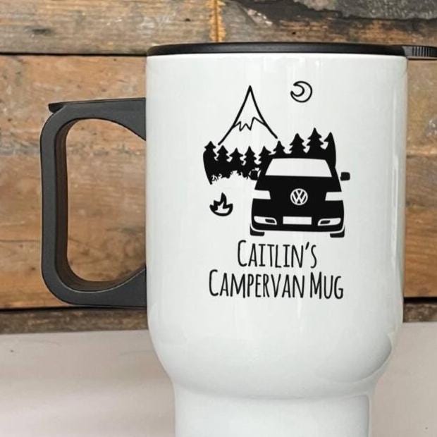 Personalised Campervan Travel Mug