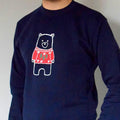 Personalised Adult Christmas Bear Christmas Jumper