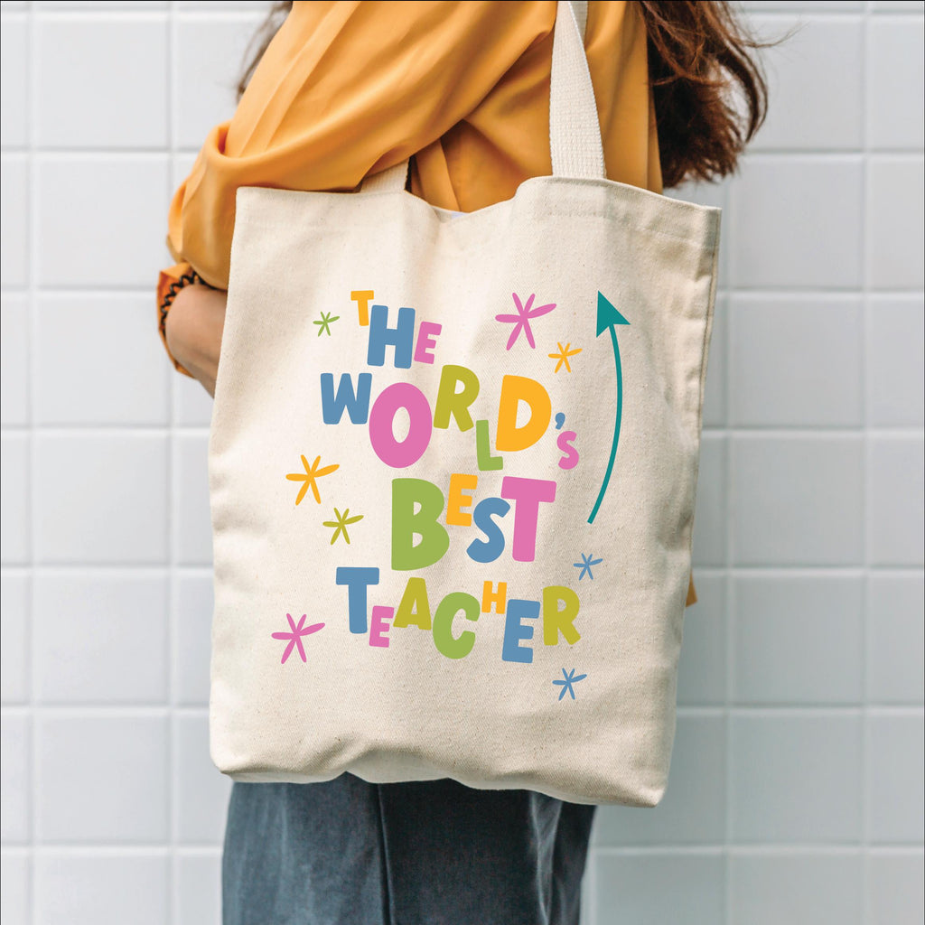 The World's Best Teacher Tote Bag
