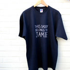 Men's Personalised Daddy T Shirt