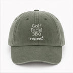 Personalised Dad's Favourite Things On Repeat Cap