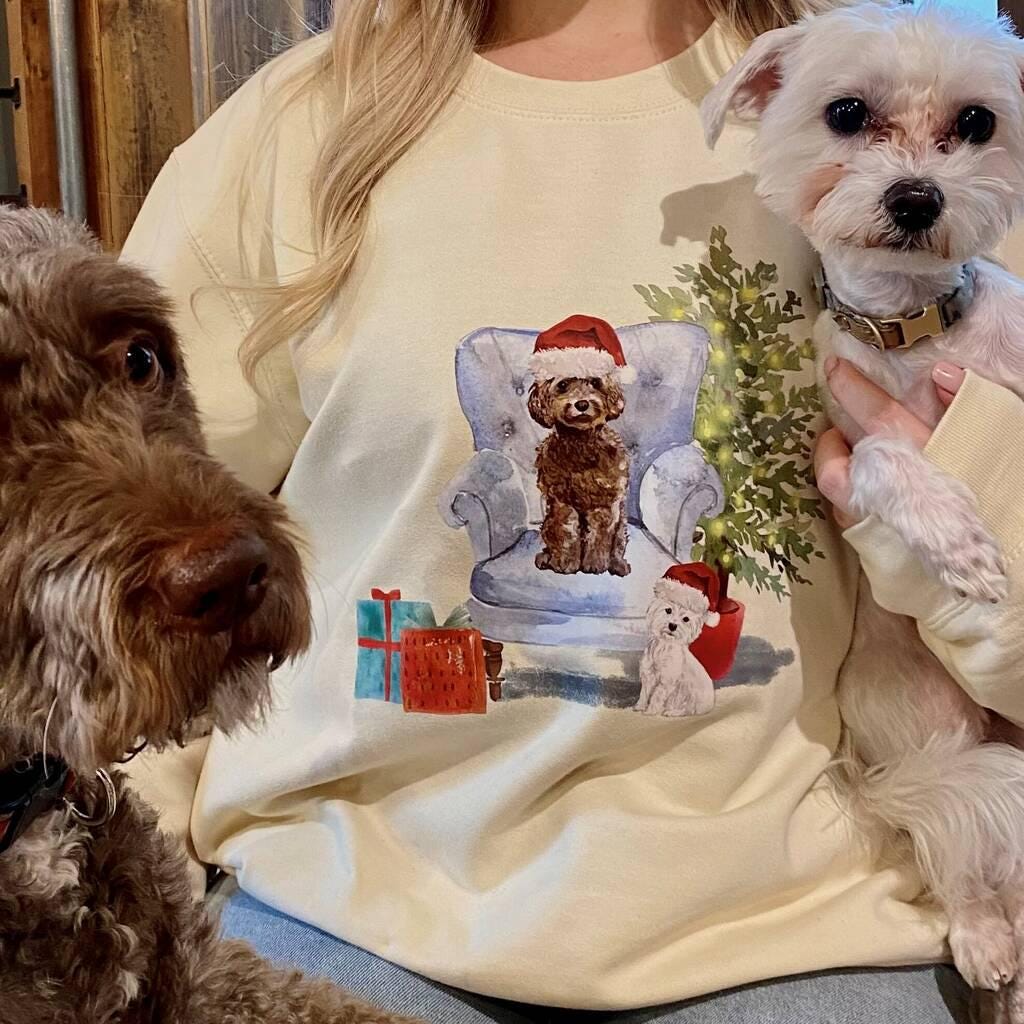 Personalised Dog Lover Christmas Jumper