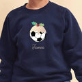 Kids Football Christmas Pudding Jumper