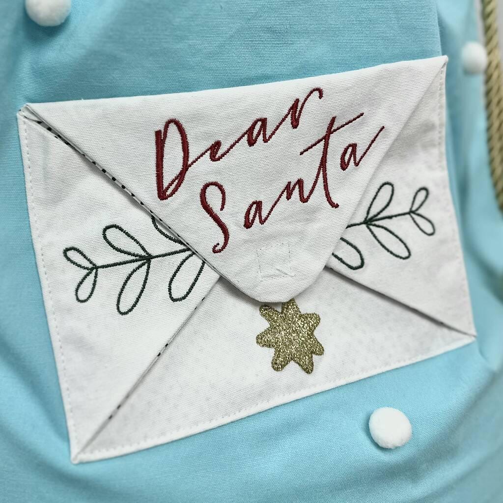 Personalised Letter To Santa Polar Bear Santa Sack