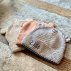 Personalised Knitted Baby Winter Hat With Ears