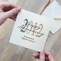 Persoanlised Happy Anniversary Year Of Choice Card