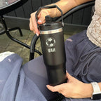 Personalised Water Bottle For Football