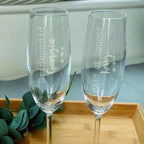 Personalised Bridal Party Champagne Flute