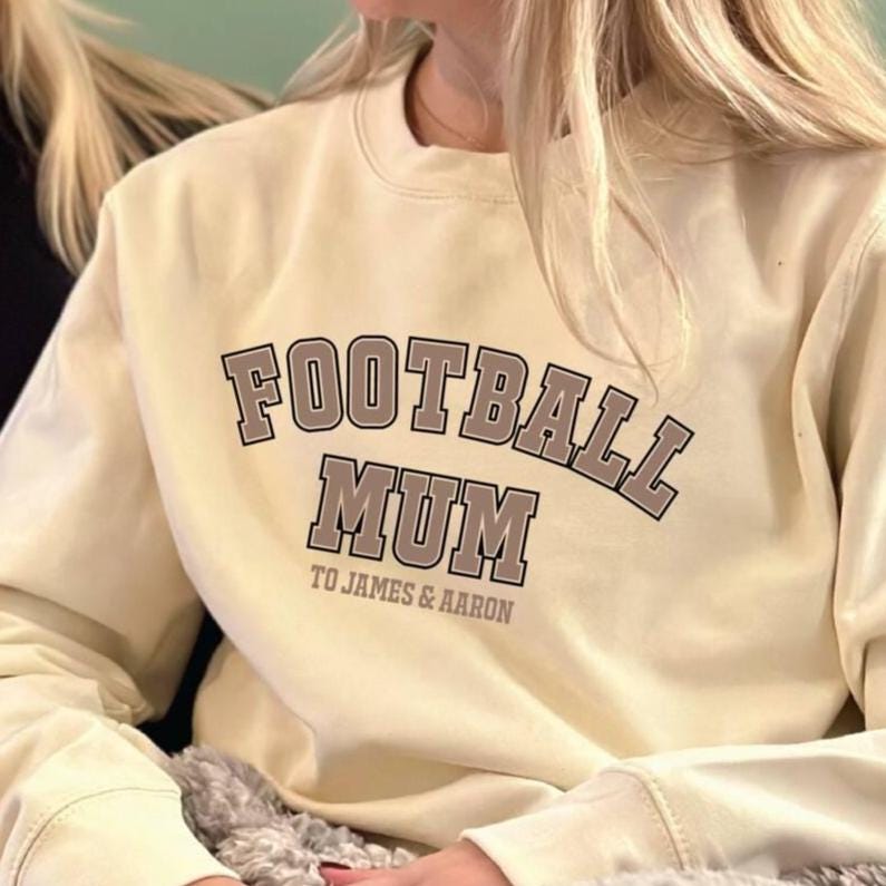 Personalised Football Mum Jumper