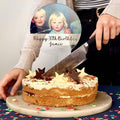Personalised Round Photo Cake Topper