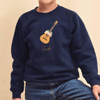 Personalised Kids Guitar Christmas Jumper