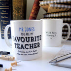 Personalised Favourite Teacher Mug