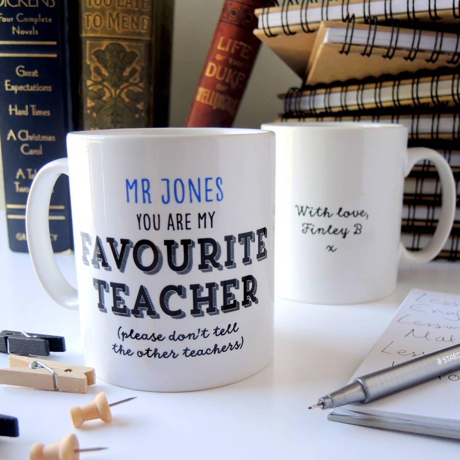 Personalised Favourite Teacher Mug