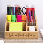 Personalised University Room Desk Tidy