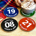 Personalised Ski Resort Piste Marker Coaster