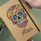 Personalised Halloween Day Of The Dead Notebook