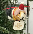 Personalised Guinea Pig Christmas Decoration