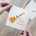 Guitar Christmas Card