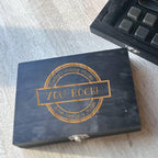 Personalised You Rock Whisky Stones And Tong Gift Set