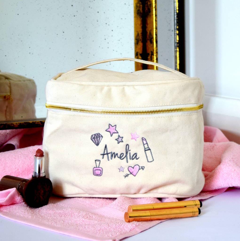 Personalised Girls Sleepover Vanity Case